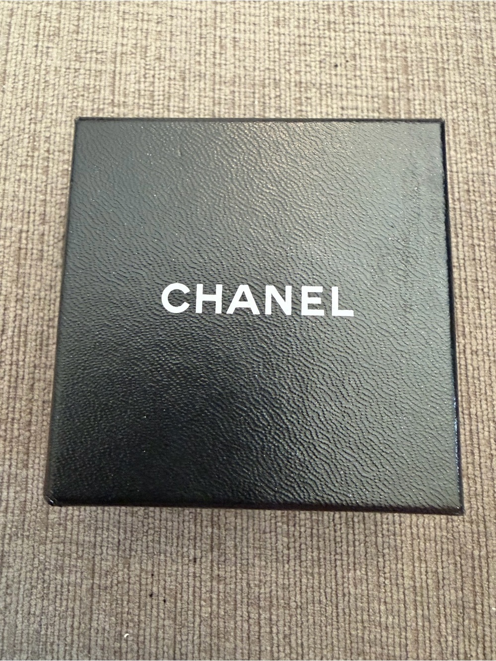 CHANEL Silver Crystal CC Logo Pendant Necklace - Picture 6 of 6